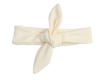 Organic Baby Headband, Newborn Baby Knot headband, Baby Girl Headband, Natural Knotted Headband, Adjustable Baby Headband, Baby Girl Gift