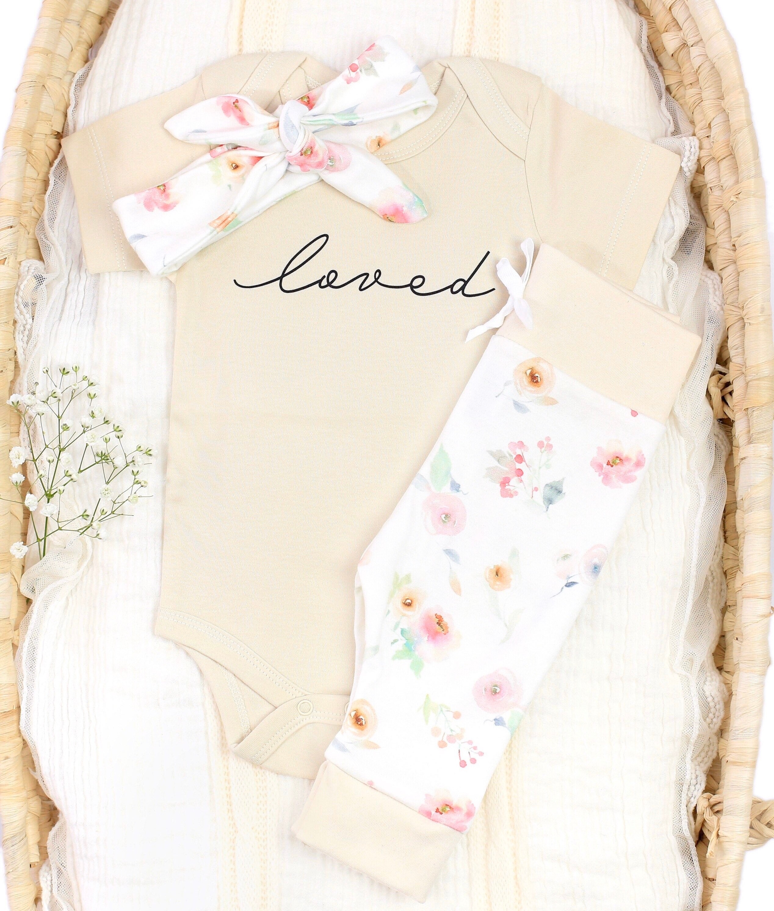 Floral baby clothes best sale