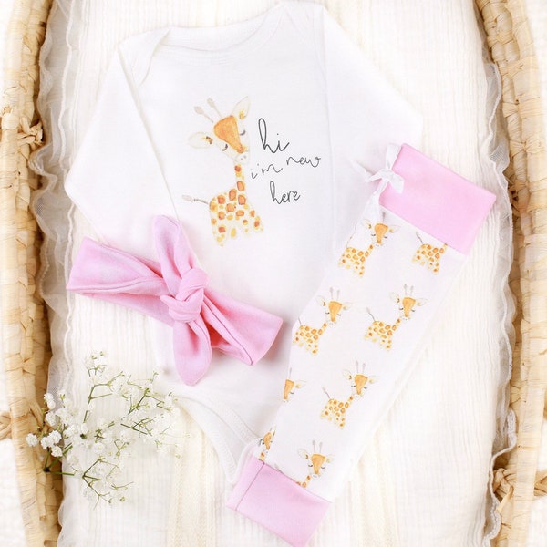 Giraffe Baby Clothes Etsy