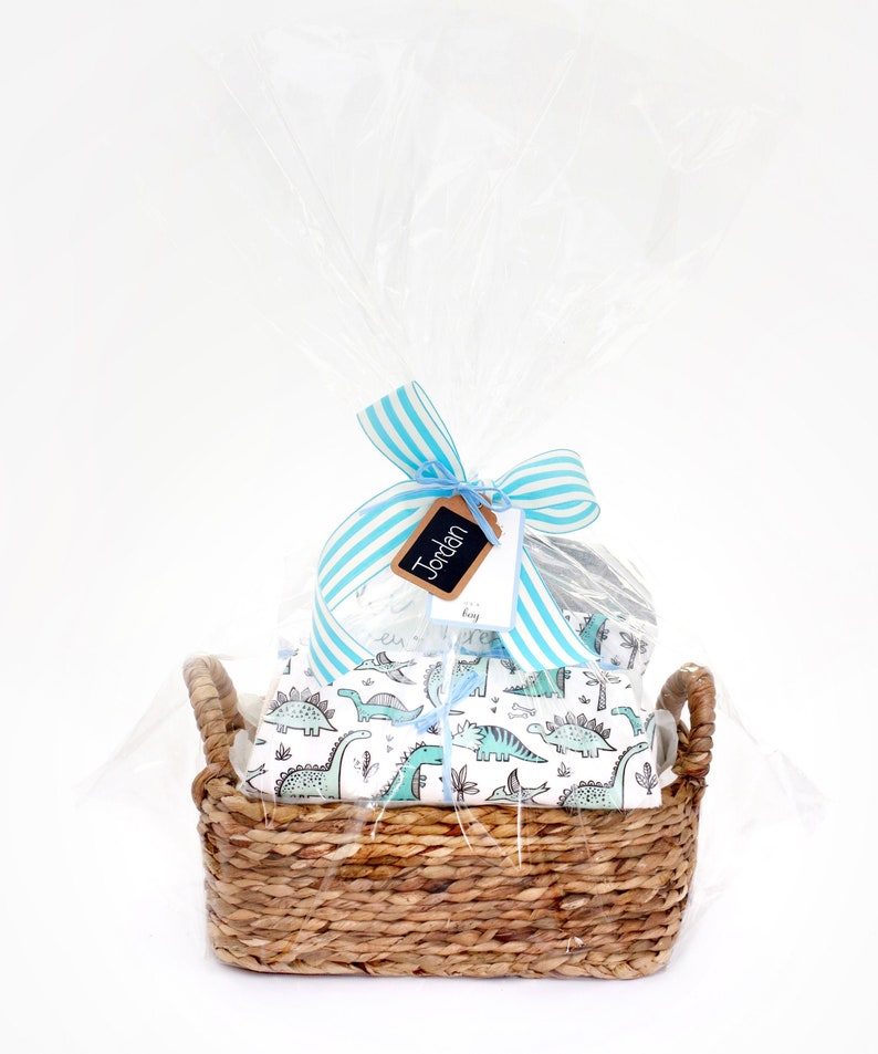 Baby Boy Gift Basket, Organic Baby Gift Basket, Baby Boy Gift, Newborn Gift Basket, Giraffe Baby Gift Basket, Welcome Baby Gift Basket image 9