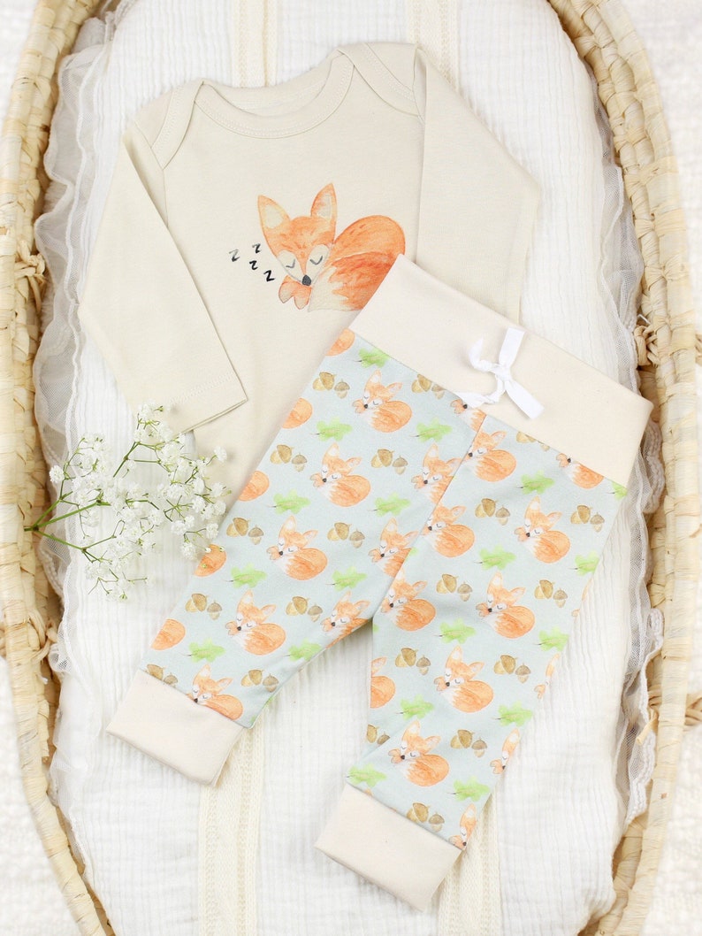 Organic Baby Clothes Fox Baby Clothes Fox Baby Bodysuit Etsy