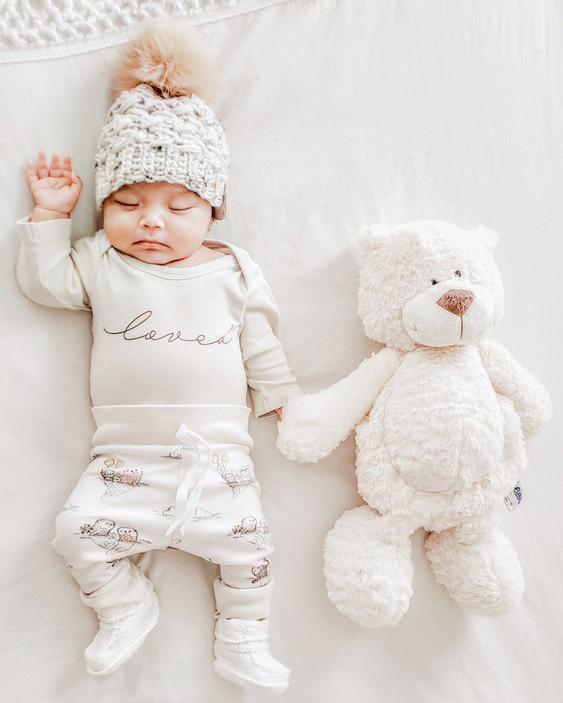 Organic Baby Clothes Gender Neutral Baby Clothes Otter Baby Etsy