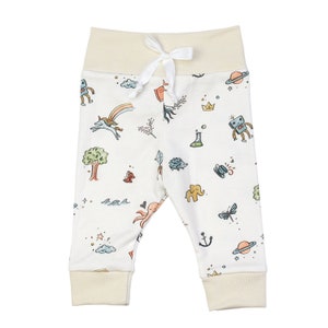 Organic Baby Leggings, Baby Leggings, Your Story Awaits Baby Leggings, Baby Pants, Coming Home Baby Clothes, Baby Gift, Unicorn Baby Pants