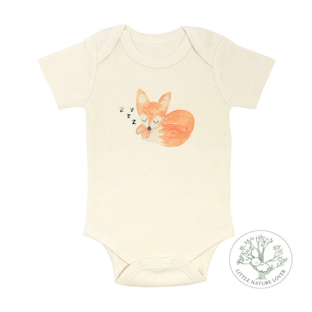 Organic Baby Clothes, Fox Baby Bodysuit, Fox Baby Clothing, Newborn ...