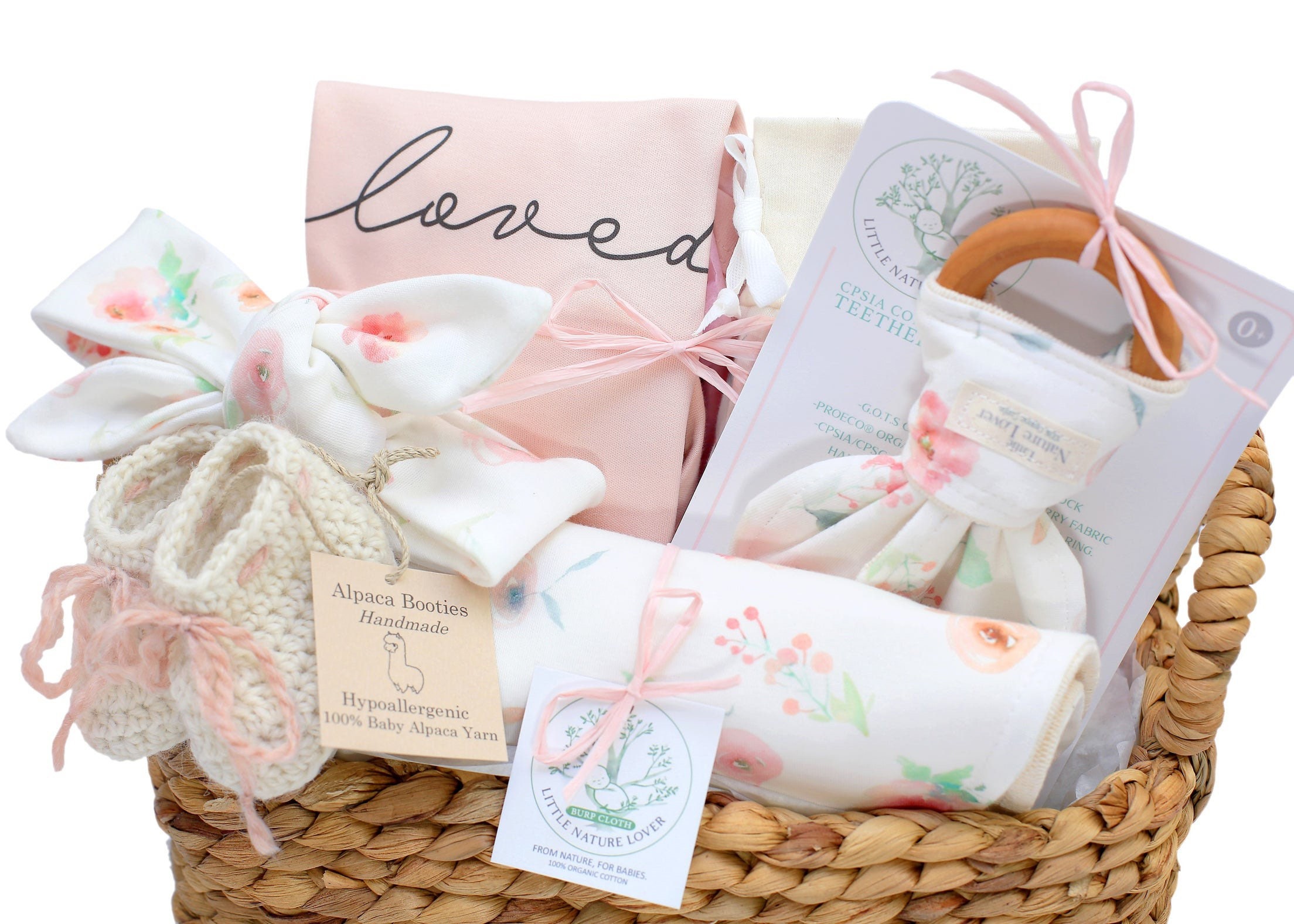 Baby Gift Basket, Organic Baby Gift Basket, Unique Baby Gifts, Newborn Baby  Gifts, Gender Neutral Baby Gift, Baby Gifts, Woodland Baby Gift 