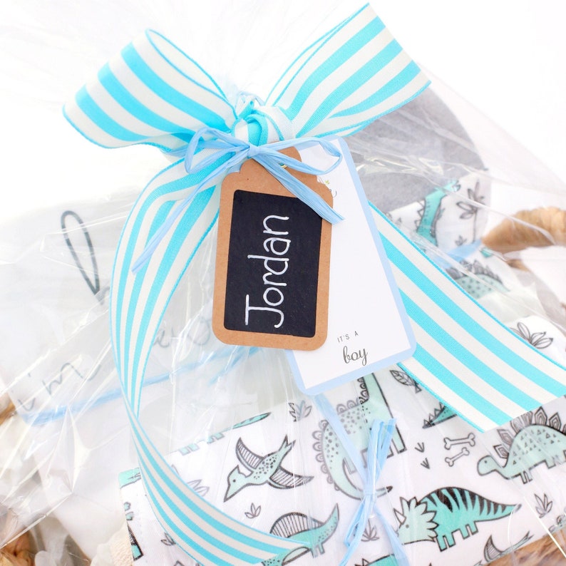 Baby Boy Gift Basket, Organic Baby Gift Basket, Baby Boy Gift, Newborn Gift Basket, Giraffe Baby Gift Basket, Welcome Baby Gift Basket image 8