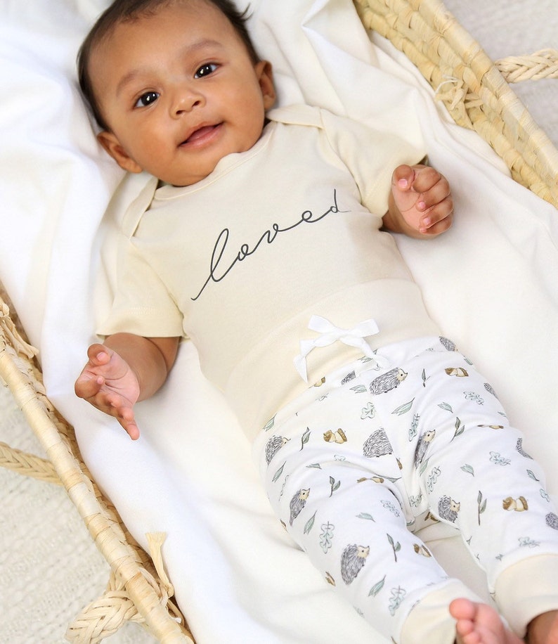 Organic Baby Clothes Gender Neutral Baby Clothes Woodland Etsy