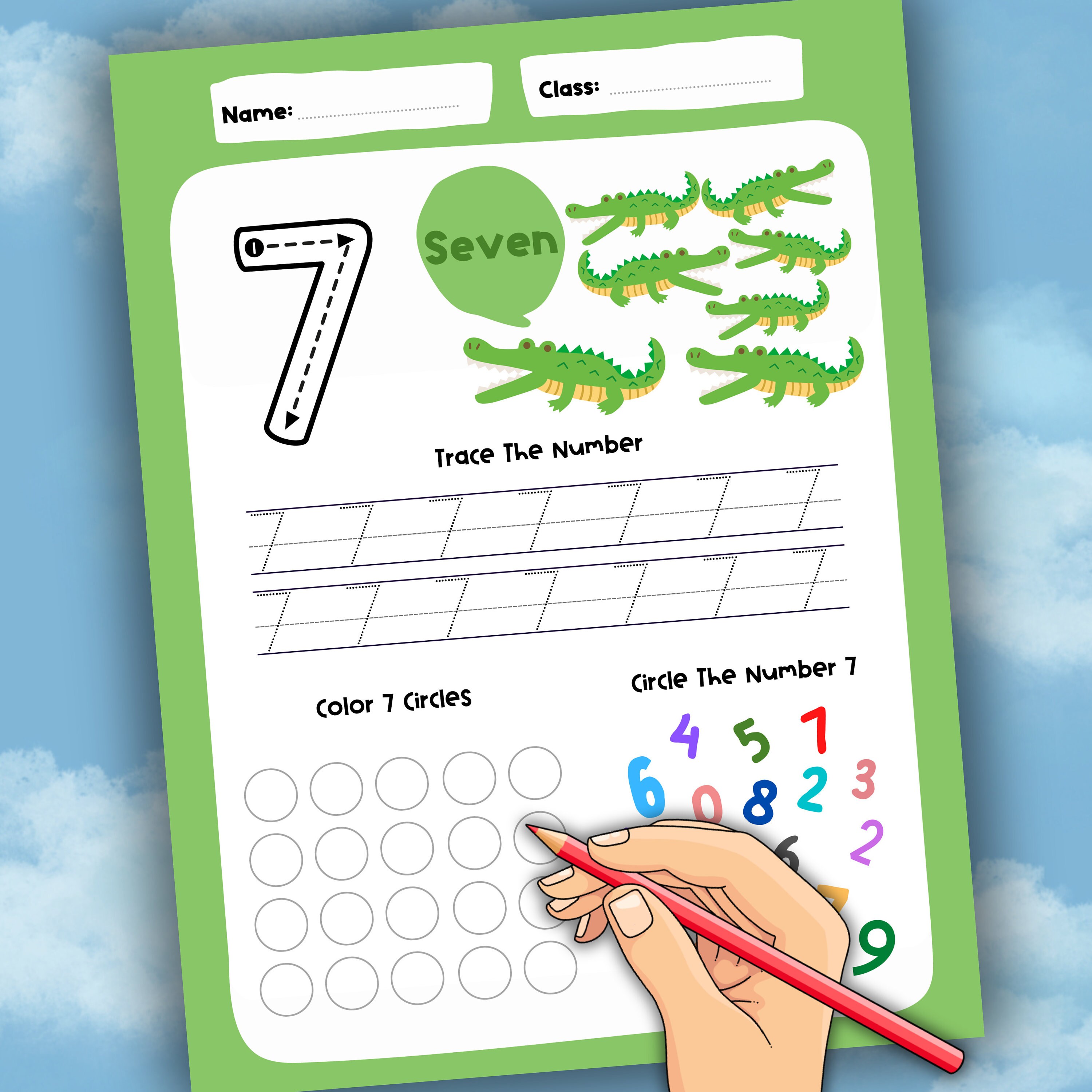 20 Number Tracing Worksheets, 1-20 Printable Number Tracing, Preschool ...