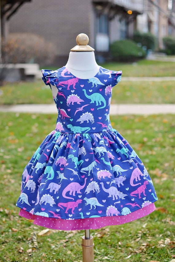 dinosaur dress girls