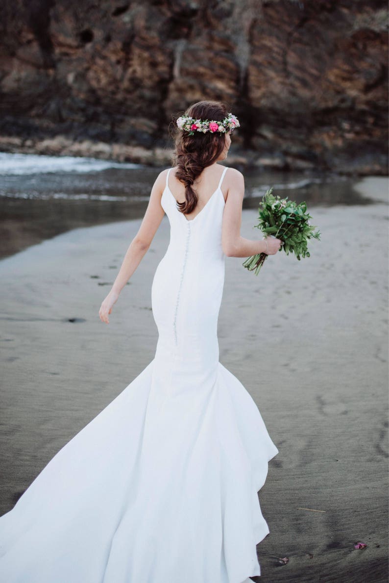 etsy beach wedding dress