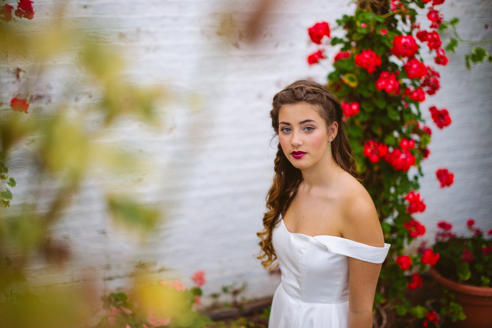 wedding guest bardot dress