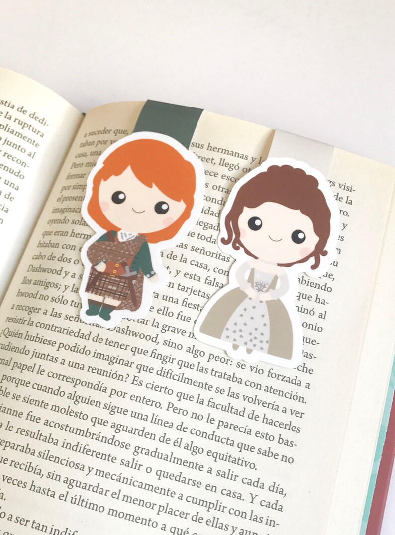 outlander magnetic bookmark outlander wedding outlander etsy