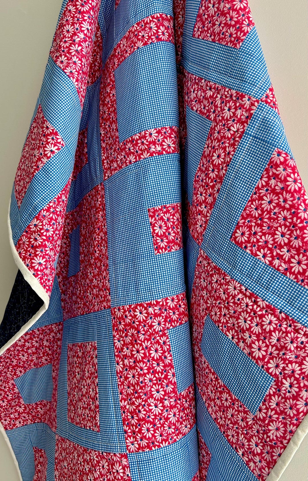 Americana Patchwork Quilted Blanket NCU0TH574 main image 0