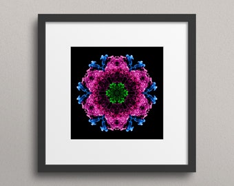 Ink Flower - Fine art abstract/psychedelic print