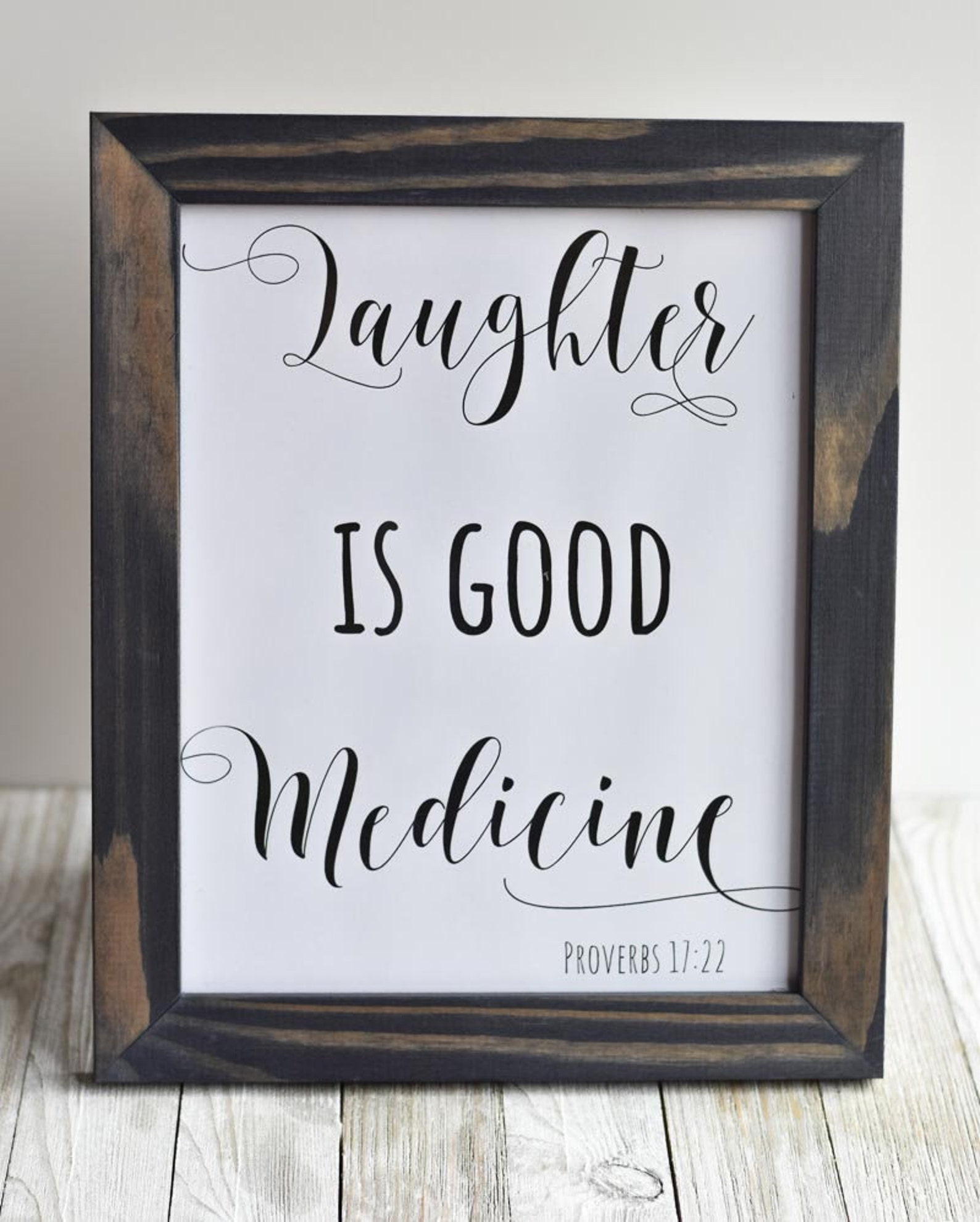 Printable 8x10 laughter is Good Medicine Wall Art Etsy