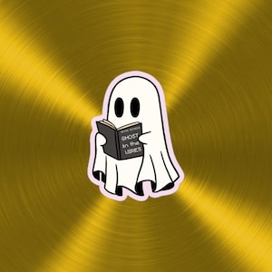Pegatina de pirata informático con fantasmas entre cables / Homenaje a Kevin Mitnick / Decoración de ciberseguridad espeluznante