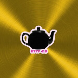 Ich bin eine Teekanne Sticker