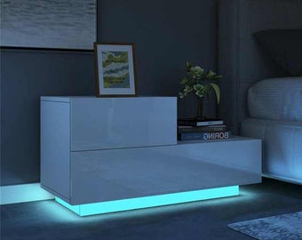 Led Coffee Table Etsy