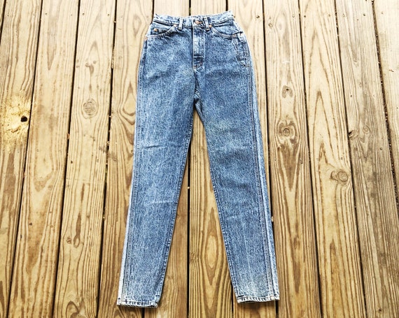 Vtg 80s90s Riders High Waisted Cropped Mom Jeans