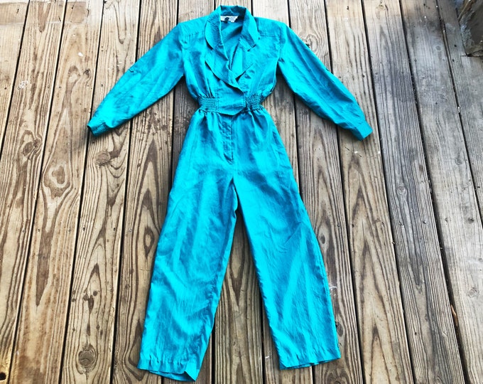 Vintage 80s 90s Laura Jayne Collection Teal Blue Green Etsy