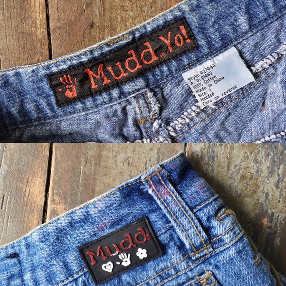 Vintage 90s Mudd Mid Rise Side Lace 