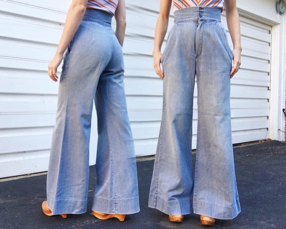 extra wide bell bottom jeans