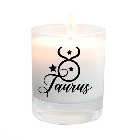 Taurus Kaars Taurus Gift Verjaardagscadeau Taurus Star Sign Etsy