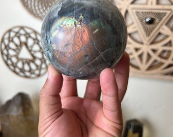 Mystical Labradorite Sphere (70mm)