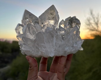 Himalayan Quartz w/chlorite 4LBS (Himachal Pradesh, India)