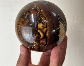 Koroit Boulder Opal Sphere (80mm) Australia