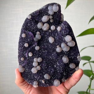 Rare Galaxy Amethyst & calcite