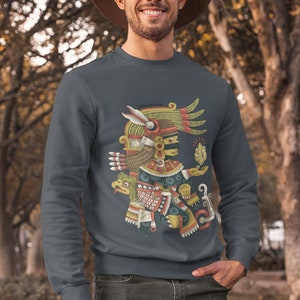 The Tezcatlipoca Sweater (petrol blue) Men’s