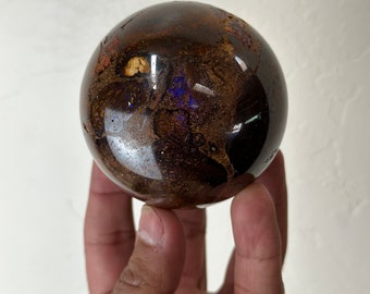 Koroit Boulder Opal Sphere (70mm) Australia