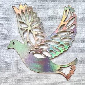 Espírito Santo Confete Pomba Casamento Pomba Santíssima Trindade Papel Scrapbook Embrulho para presente Etiquetas de Natal Papel cortado Conjunto de 20