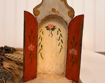 Handmade Baroque Style Oratory - Religious Wall Niche