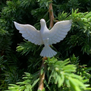 Holy Spirit of God friendship Doves resin 10 ornaments. image 1