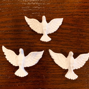 Holy Spirit of God friendship Doves resin 10 ornaments. image 9