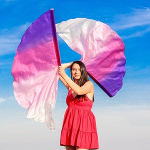 Silk Flag half circle with poles