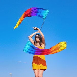Flag Poi - Silk flag