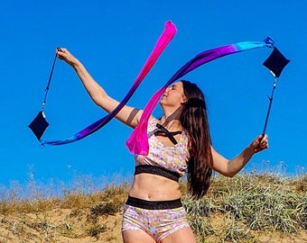 Poi de viento para hacer girar poi