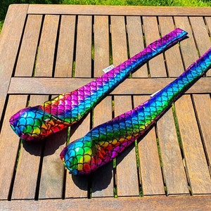 Pair Sock poi for spinning - stretchable