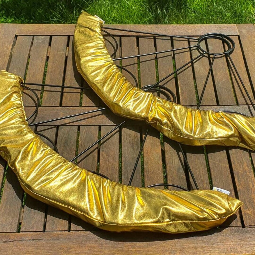 Cover Fire Fans Covers for Fire Fans Metalic Gold Color 60 Cm Etsy