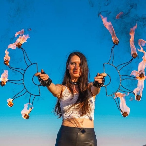 Fire Fans for Beginners Etsy