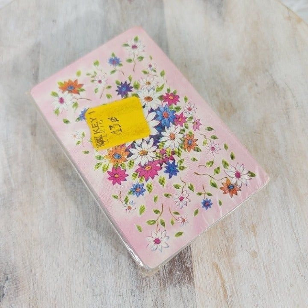 Cartes à Jouer Vintage Stardust Nu-Vue - Motif Fleurs Et Vase - Scellées