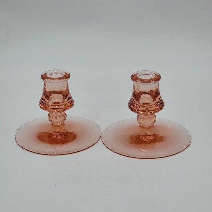 Buy Pink Glass Taper Candle Holder Online In India Etsy India