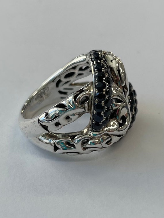 Sterling silver and 14K white gold ring by Charle… - image 4