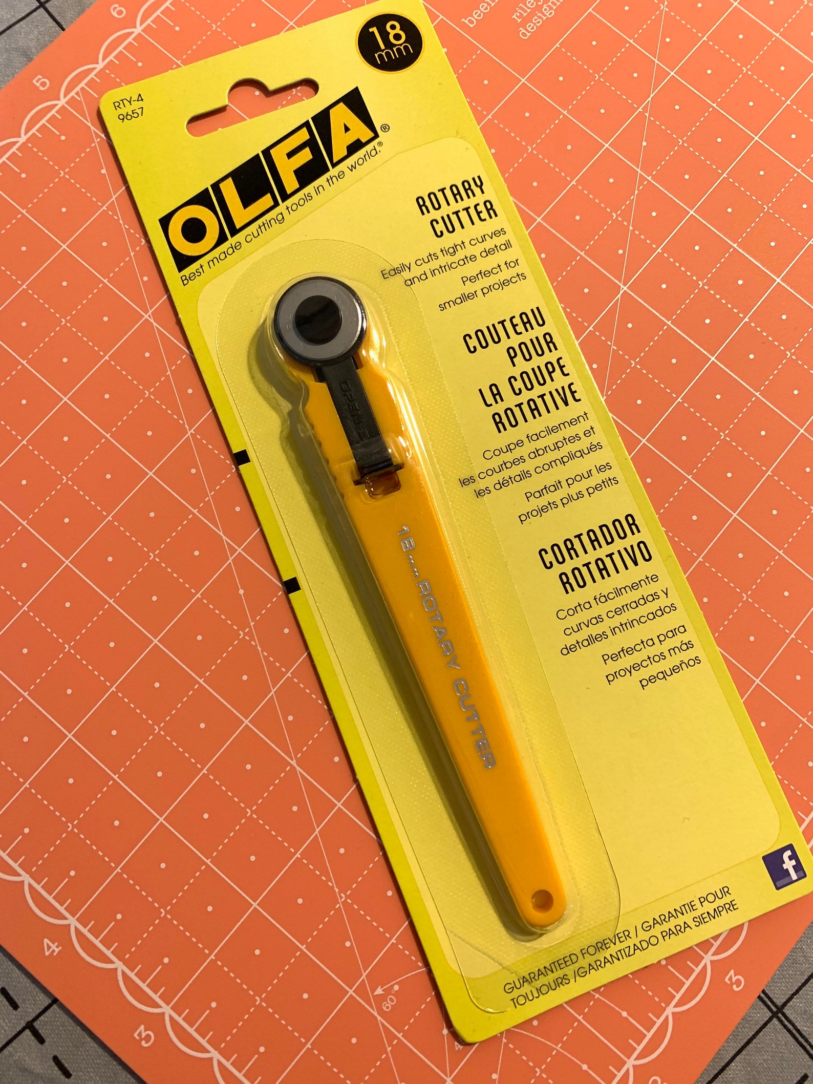 Mini Rotary Cutter for Fabric Olfa 18mm Mini Rotary Cutter Etsy