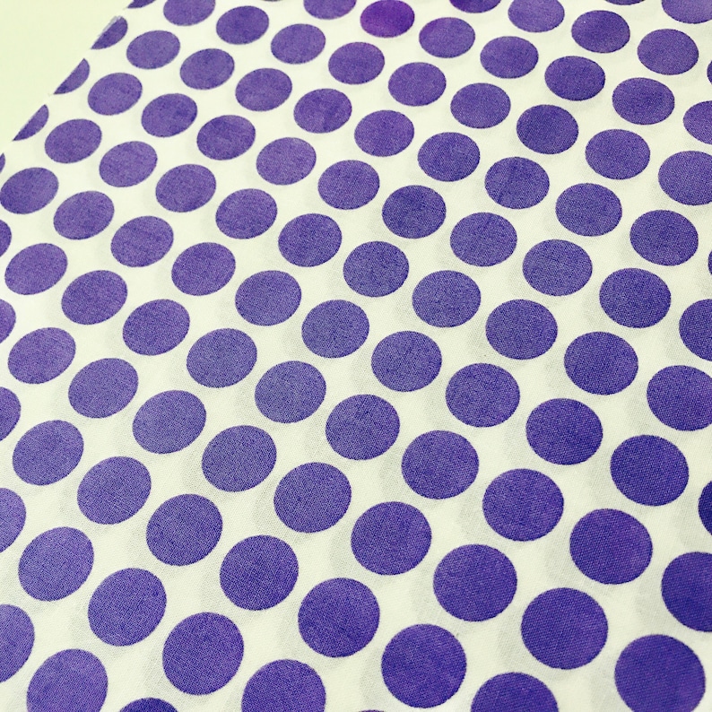 Alternative dealer 2021 autumn and winter new Purple Dot Fabric Polka Cotton
