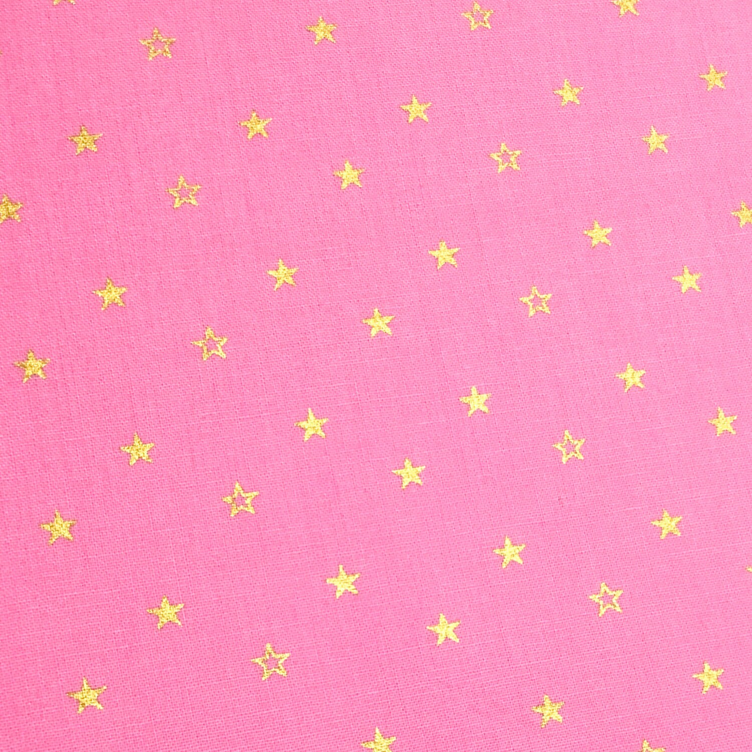 Pink Star Fabric Girly Stars Fabric Pink and Gold Star Etsy