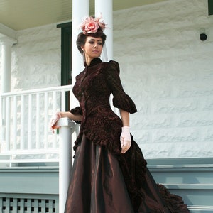 Lace surplice bodice taffeta ball cheap gown
